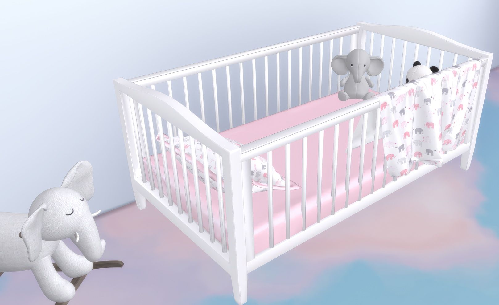 Baby elephant set mod for The Sims 4 