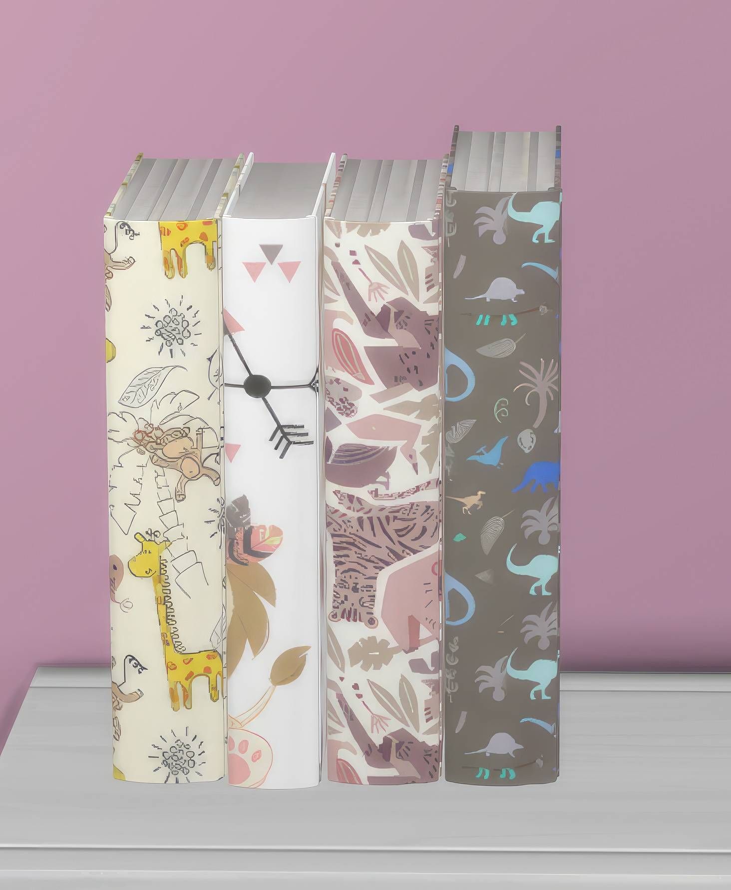 Cute wolf book basket set mod for The Sims 4 