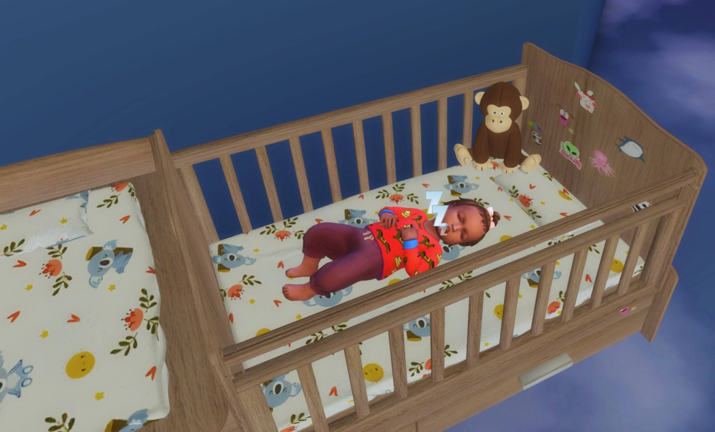 Kids monkey set mod for The Sims 4 