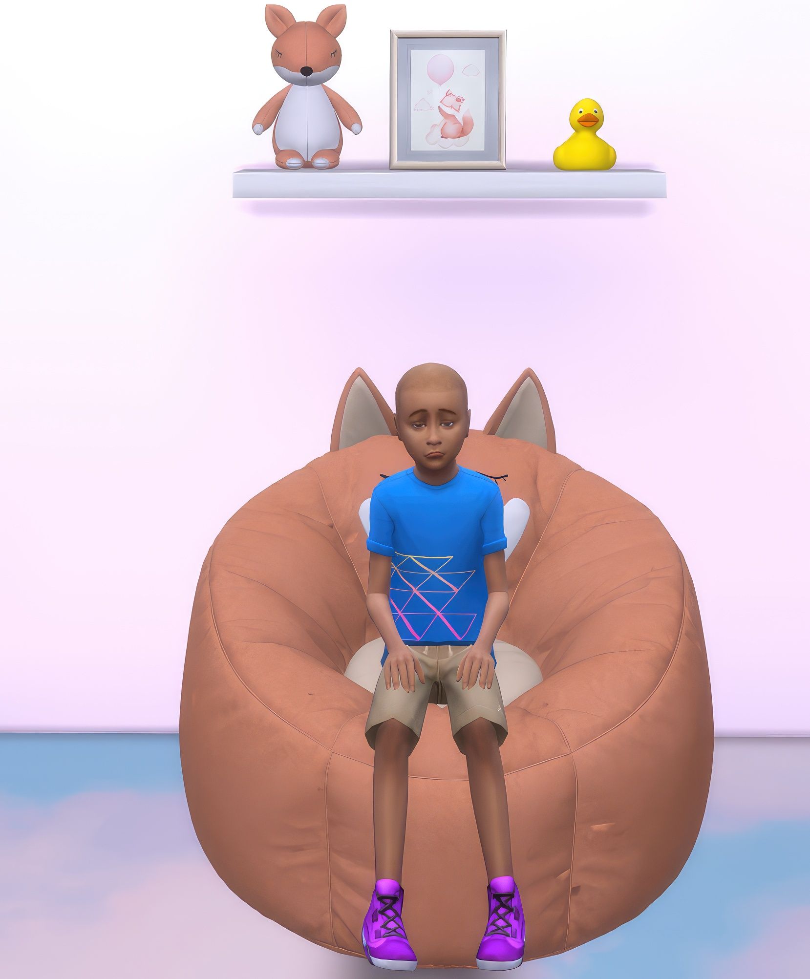 Kids Foxy set mod for The Sims 4 