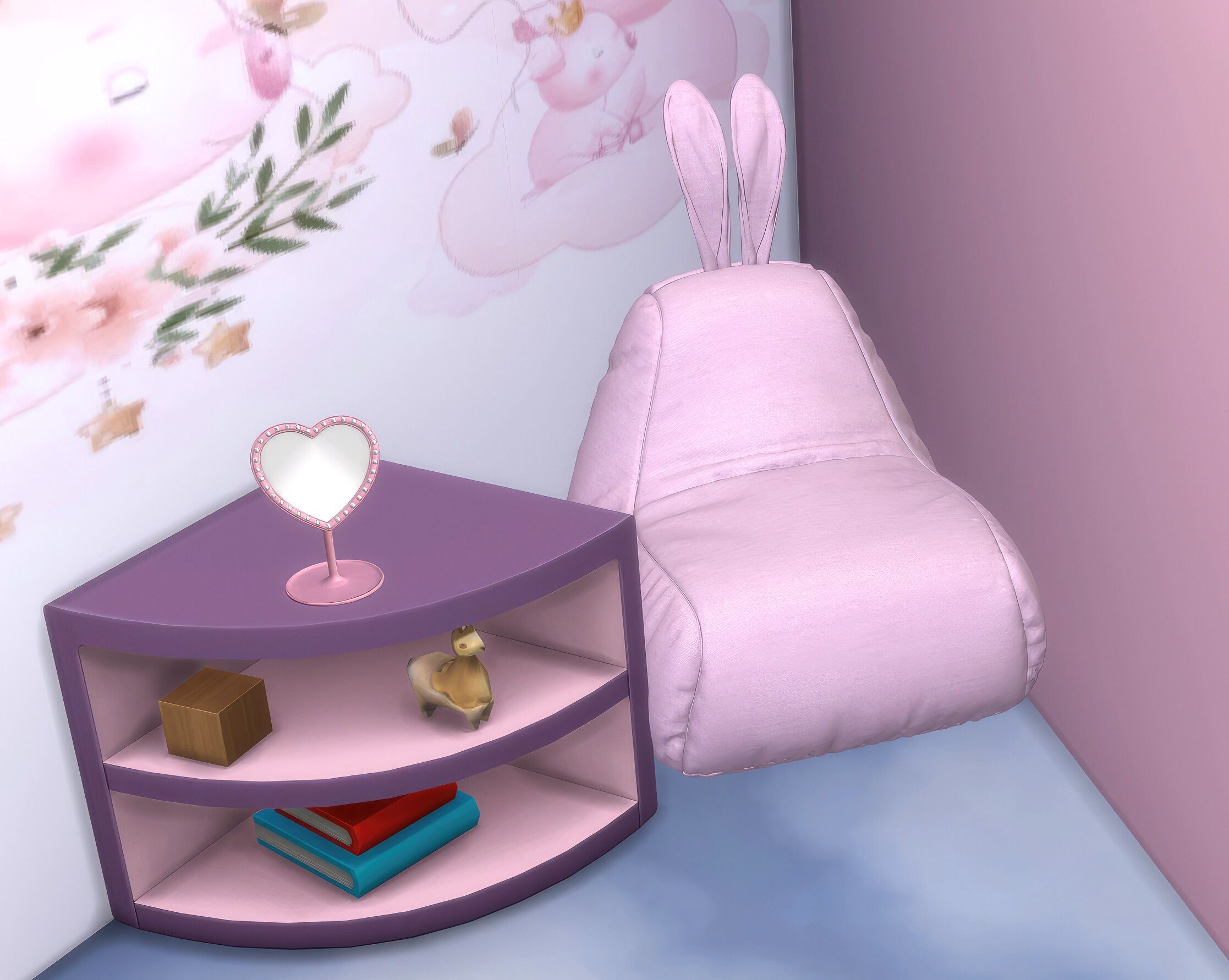Kids bunny set 1 mod for The Sims 4 