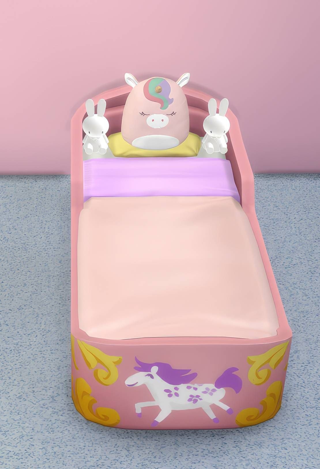 Toddler beds mod override clutter slots for toys and cushions mod for The Sims 4 