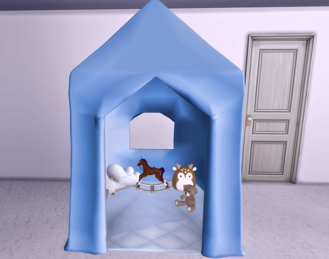 Kids play tent mod for The Sims 4 