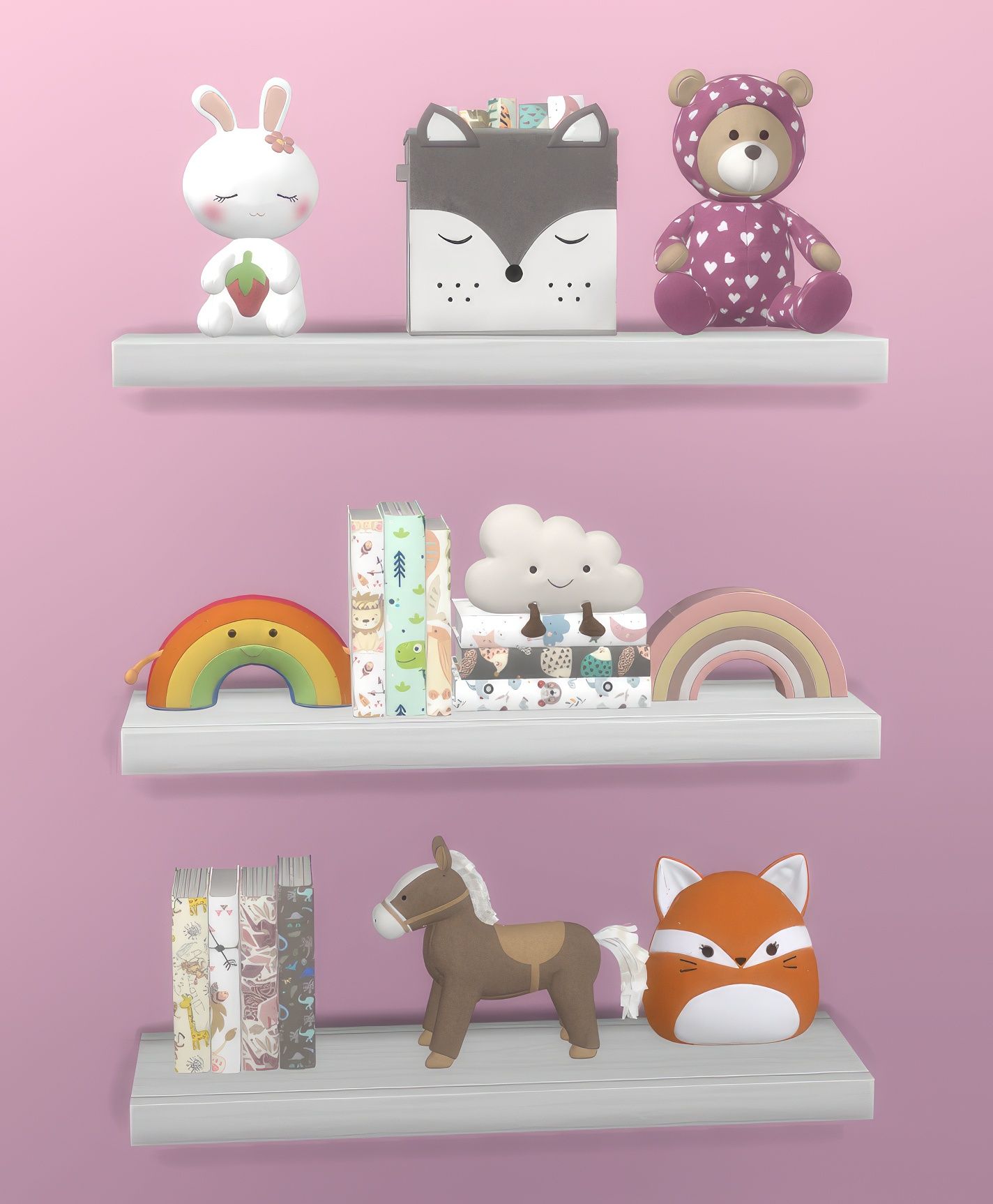 Kids bunny set 2 mod for The Sims 4 
