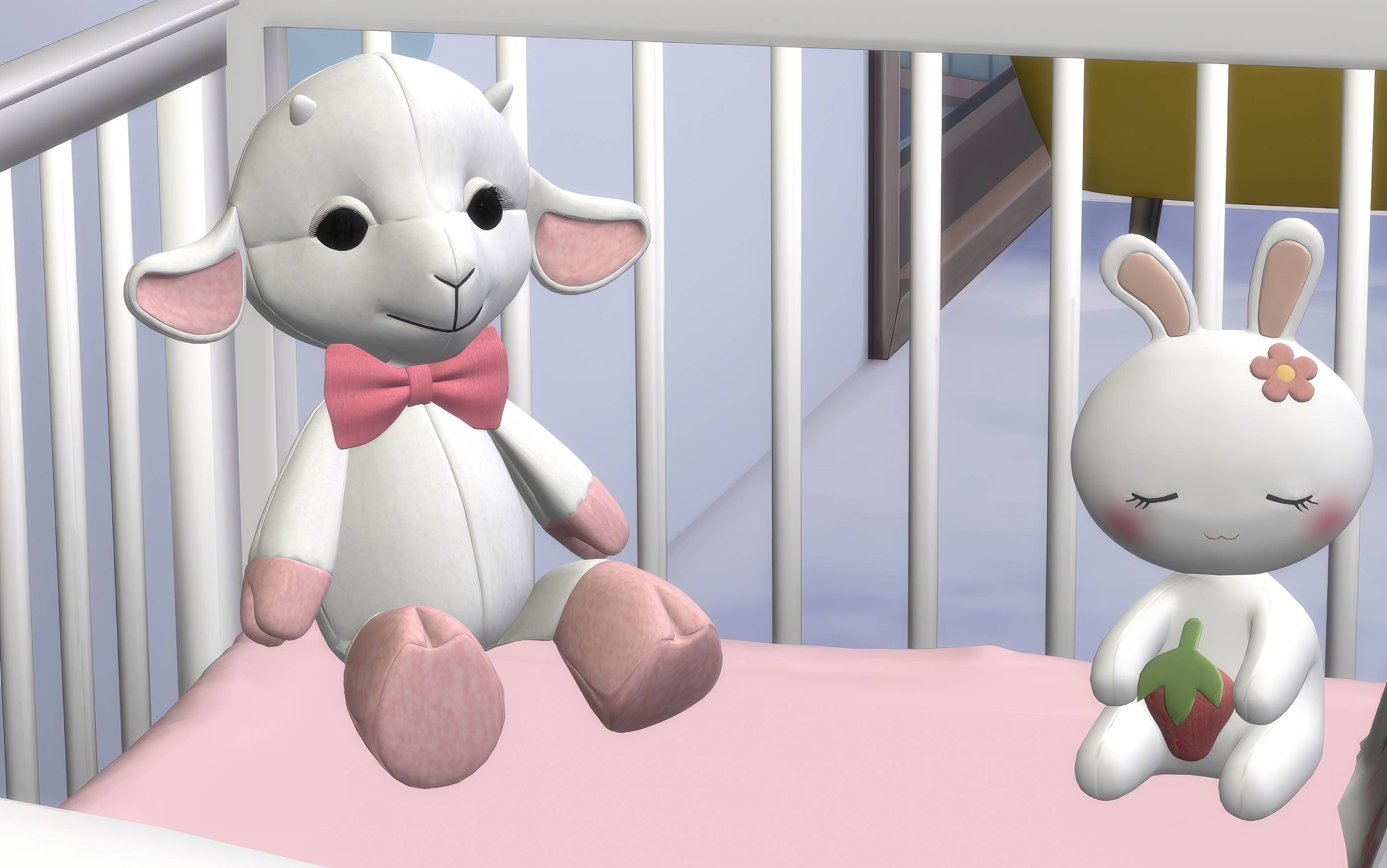 Baby crib set 1 mod for The Sims 4 