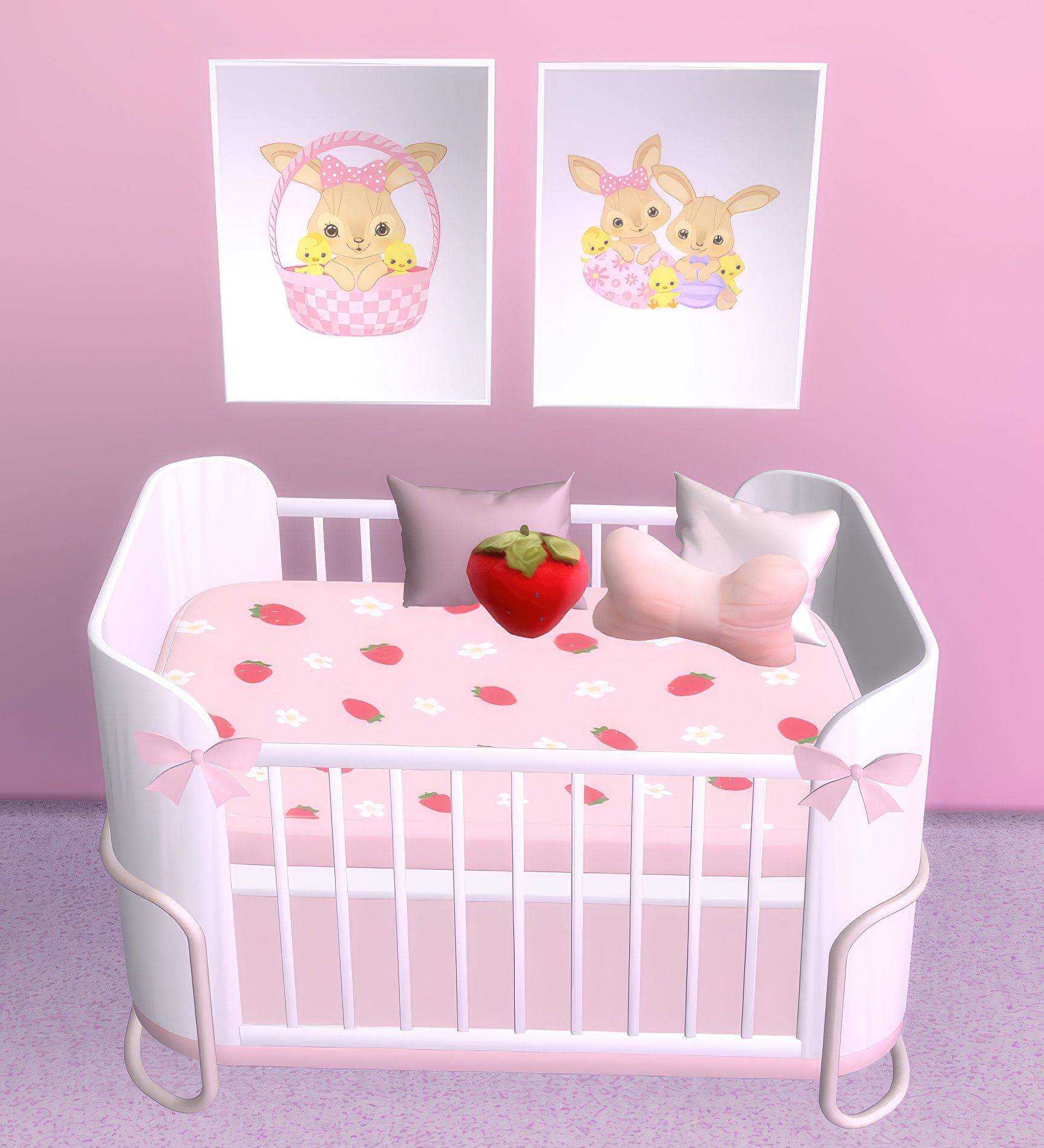 Baby Strawberry set mod for The Sims 4 