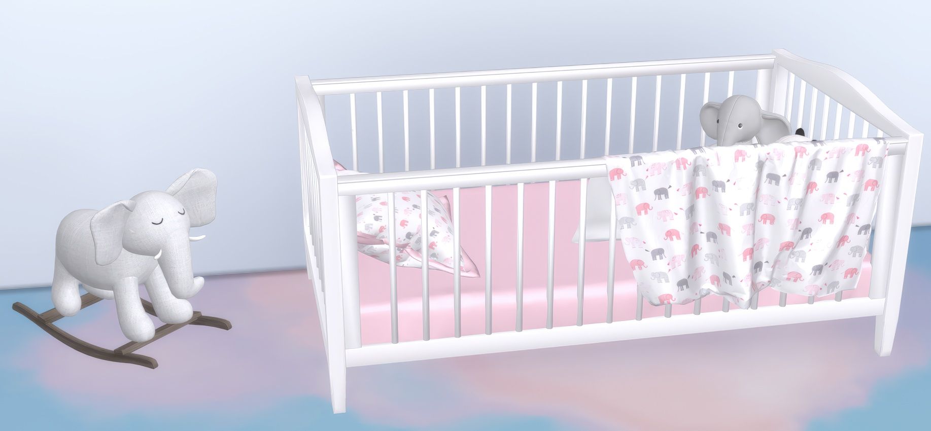 Baby elephant set mod for The Sims 4 