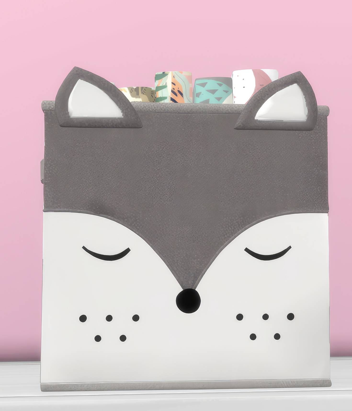 Cute wolf book basket set mod for The Sims 4 