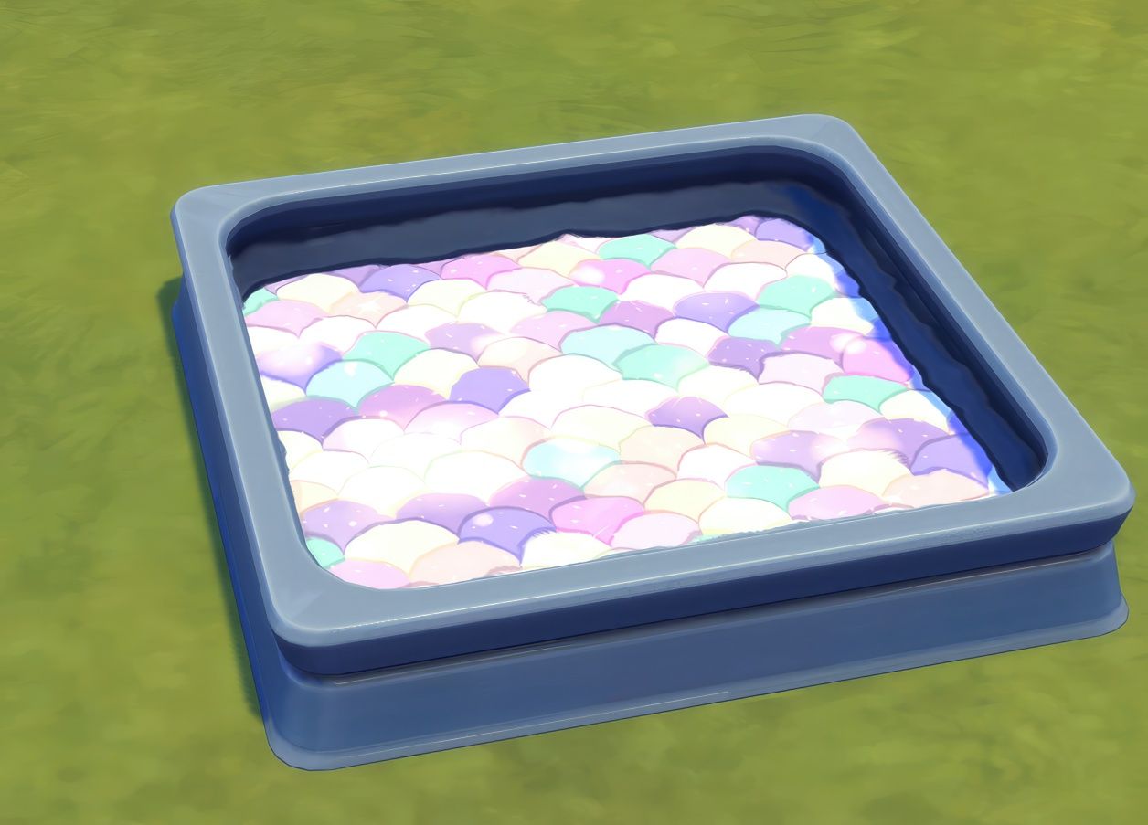 Kiddie Mermaid pool mod for The Sims 4 