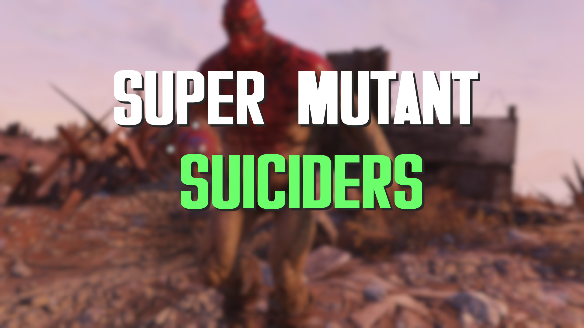 Super Mutant Suiciders mod for Fallout: New Vegas