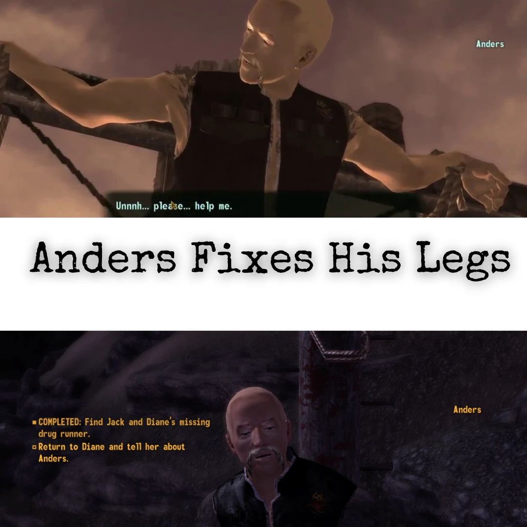 Anders Fixes His Legs mod for Fallout: New Vegas