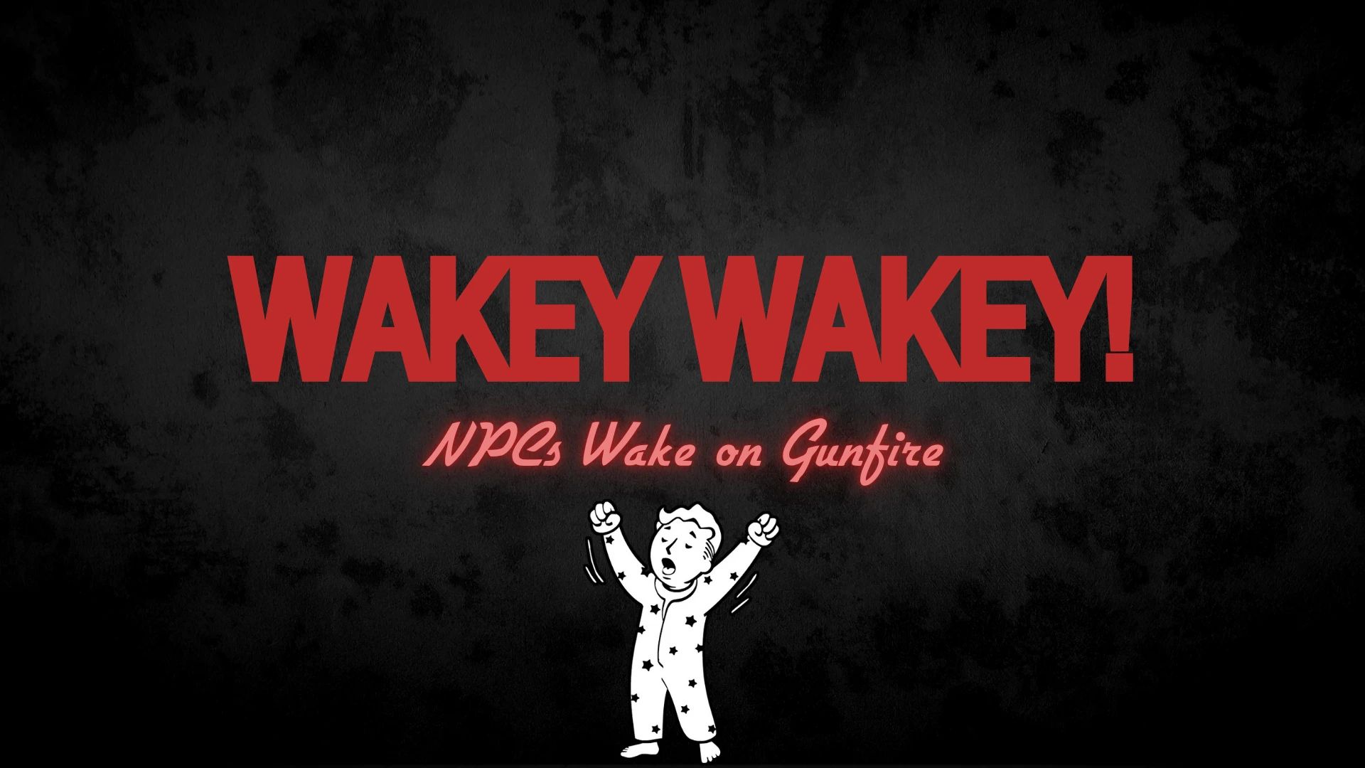 Wakey Wakey - NPCs Wake on Gunfire (ESPless) mod for Fallout: New Vegas