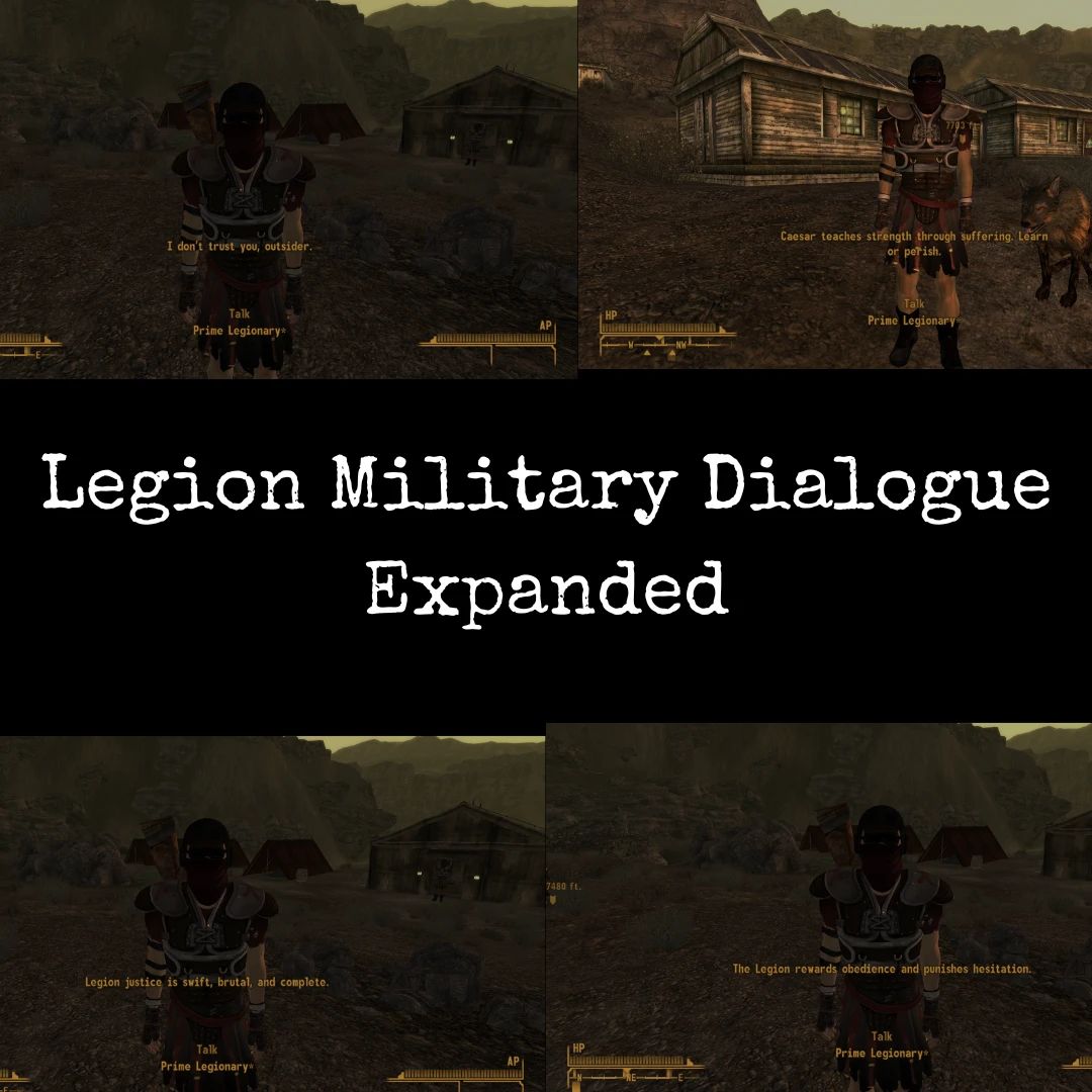 Legion Military Dialogue Expanded mod for Fallout: New Vegas