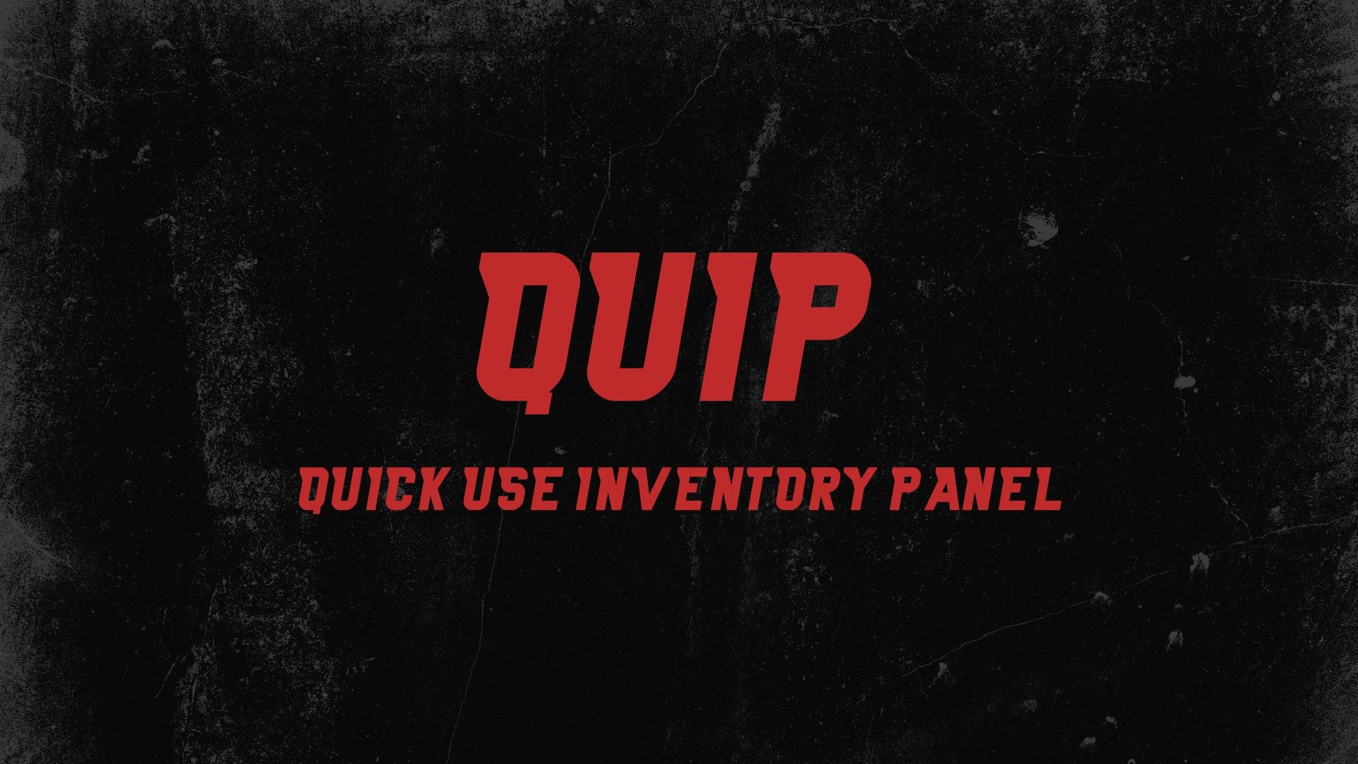 QUIP - Quick Use Inventory Panel mod for Fallout: New Vegas