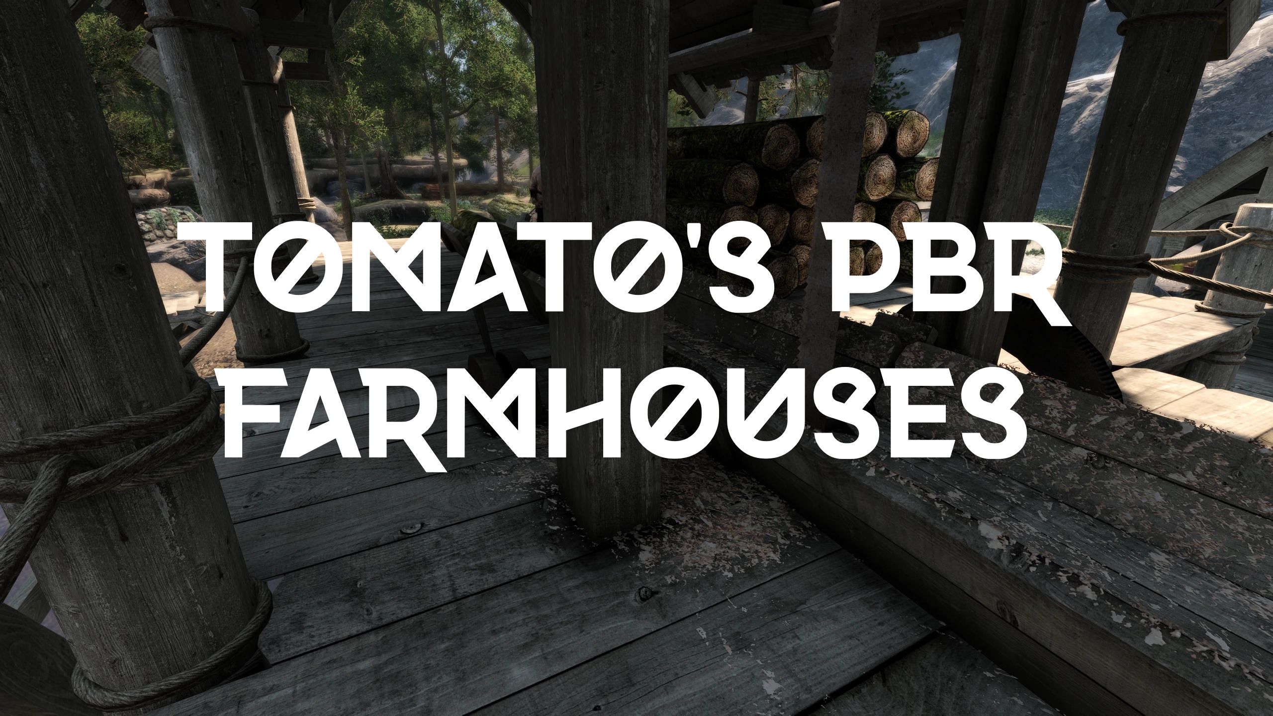 Tomato's PBR Farmhouses 4k mod for The Elder Scrolls V: Skyrim Special Edition