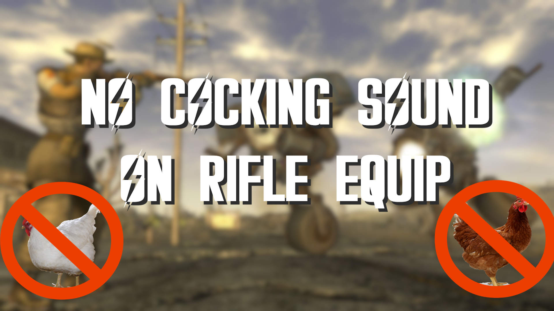 No Cocking Sound On Rifle Equip mod for Fallout: New Vegas