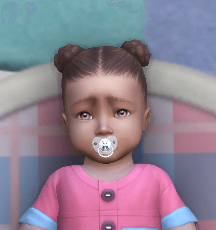 Baby panda pacifier  mod for The Sims 4 