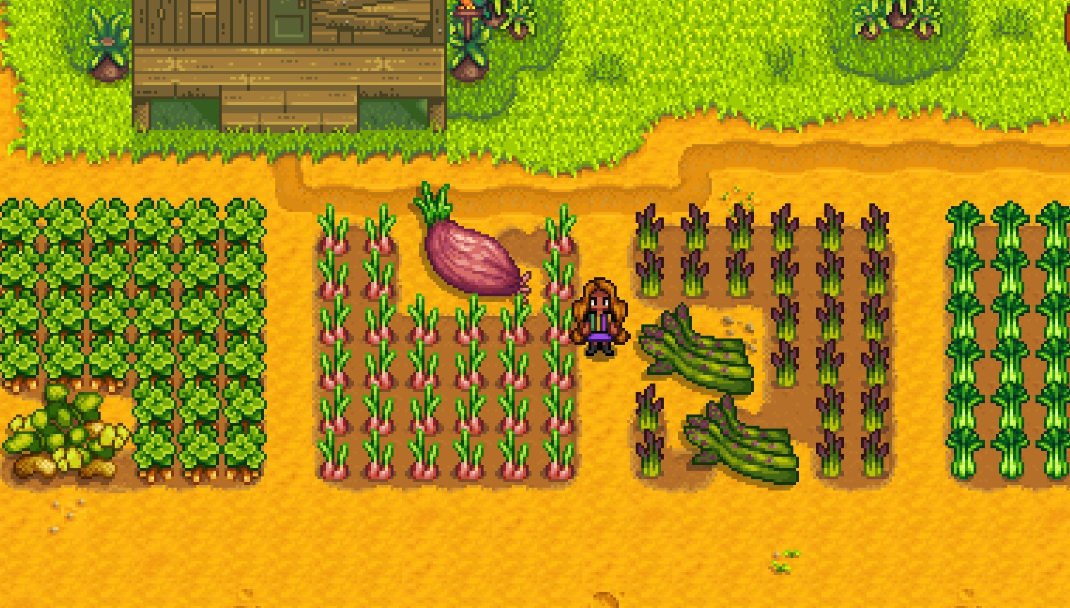 Lumisteria Giant Crops for Cornucopia More Crops mod for Stardew Valley