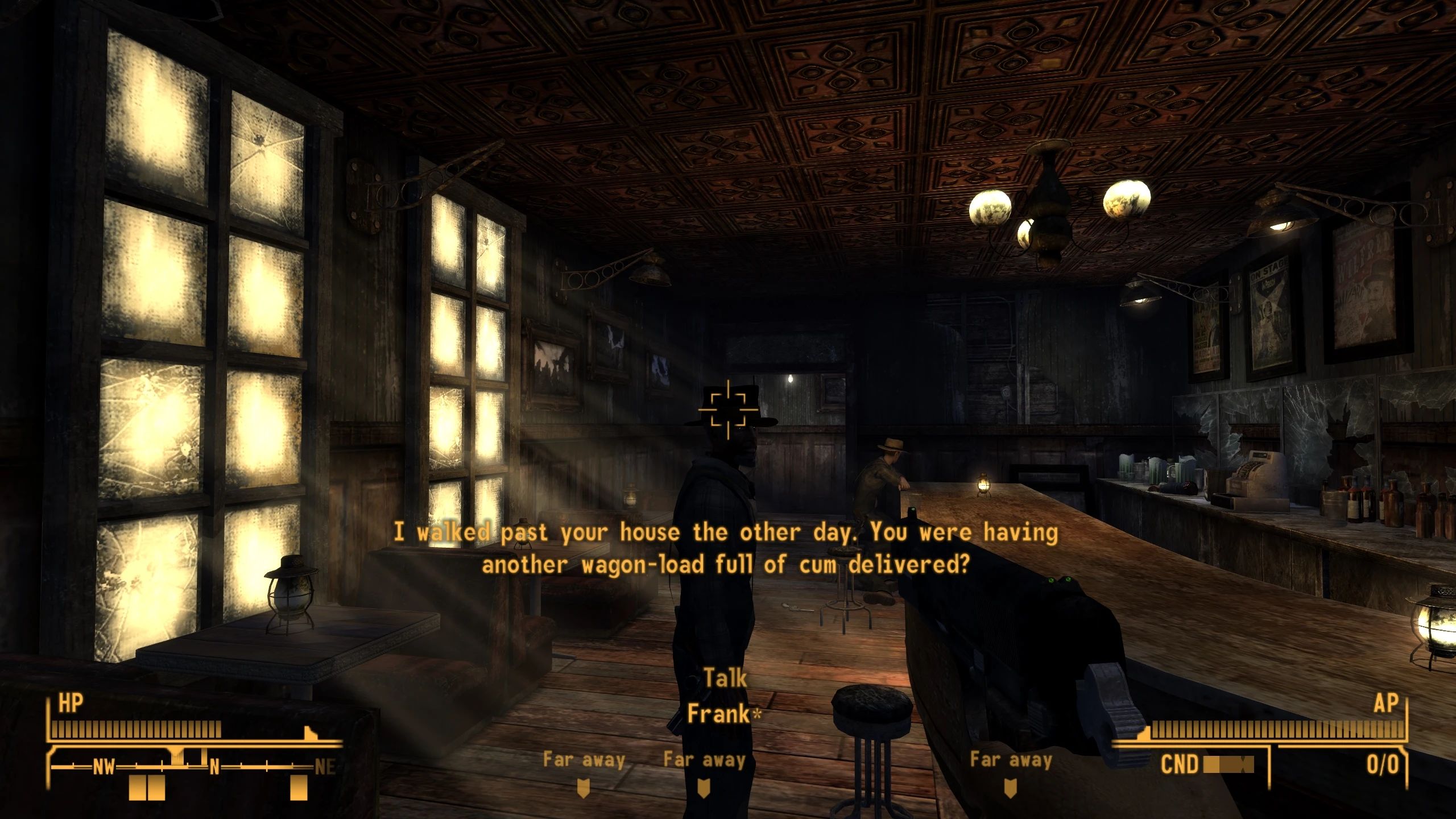 Shoot Hats from NPCs (ESPless) mod for Fallout: New Vegas