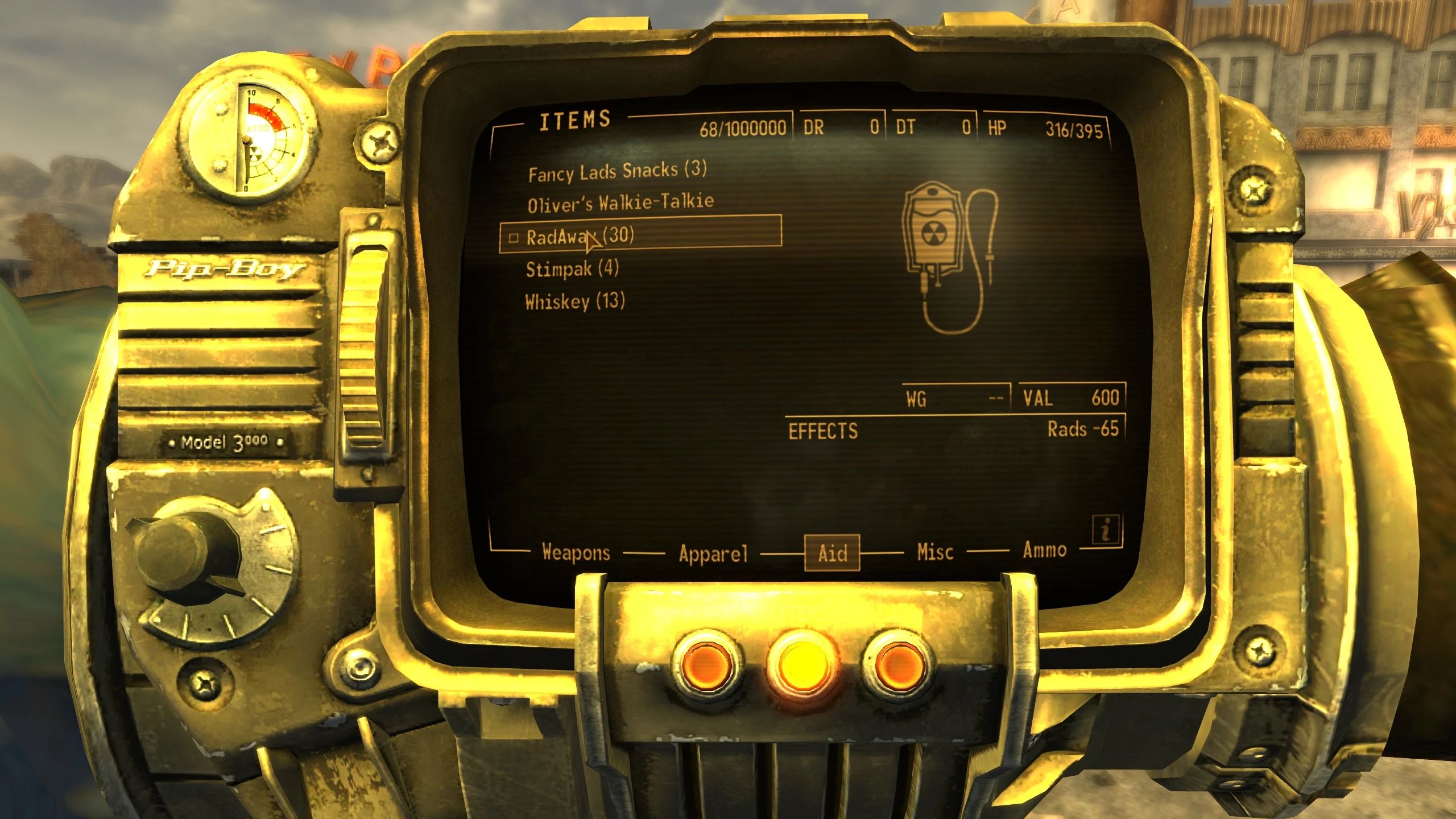 Addictive RadAway (ESPless) mod for Fallout: New Vegas