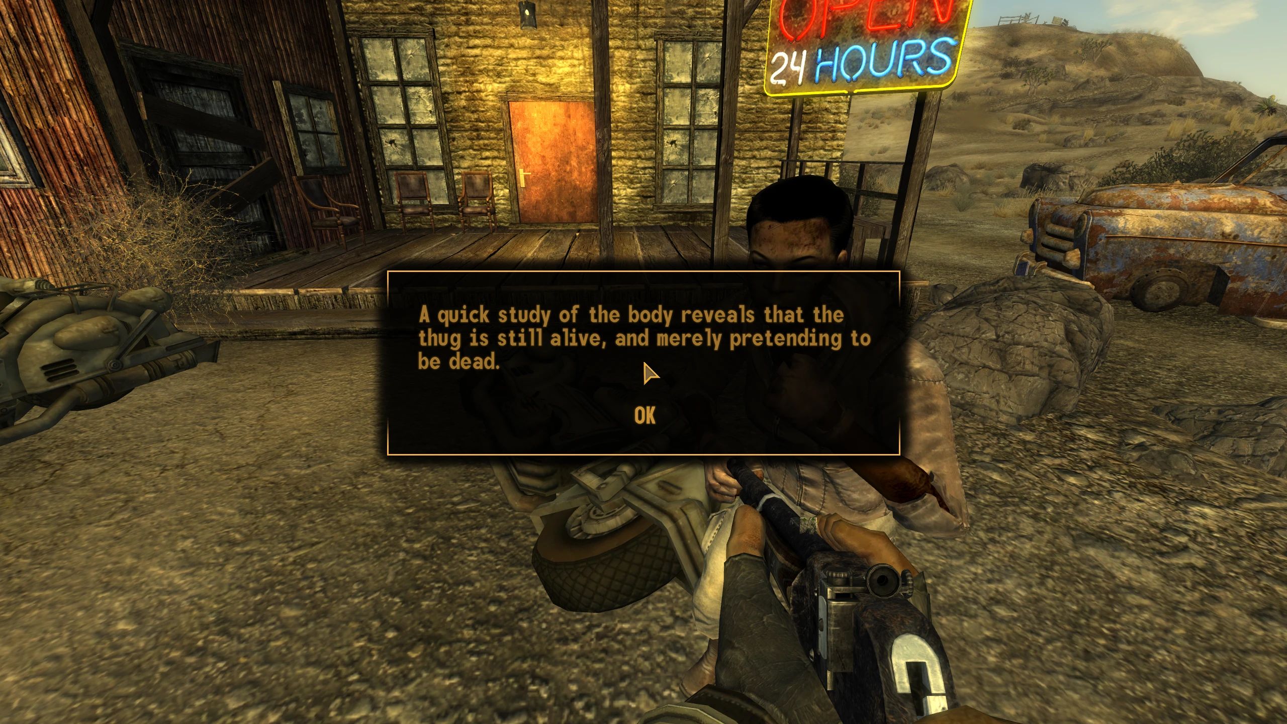 MessageBox Quick Close NVSE mod for Fallout: New Vegas