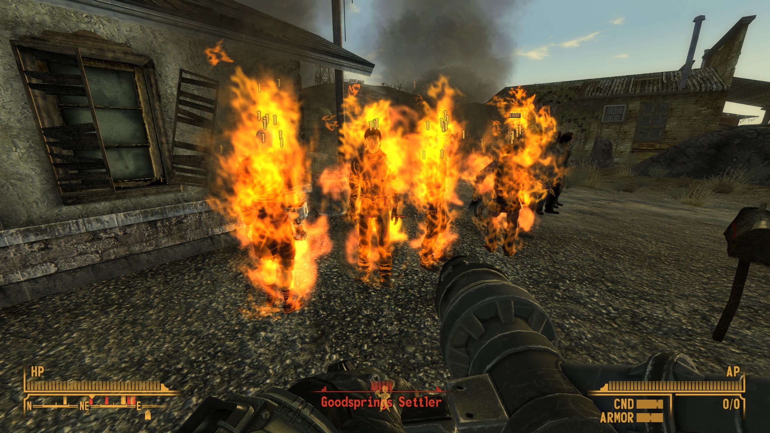 Man on Fire NVSE mod for Fallout: New Vegas