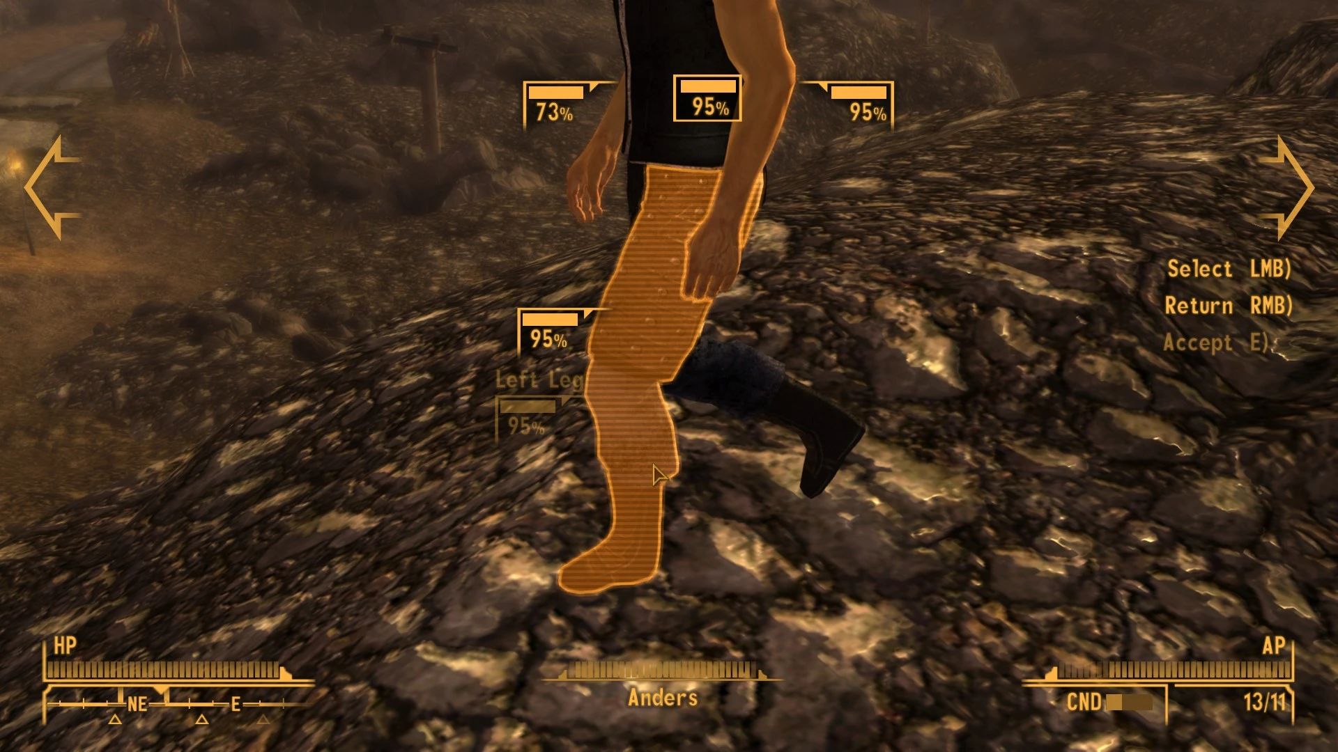 Anders Fixes His Legs mod for Fallout: New Vegas