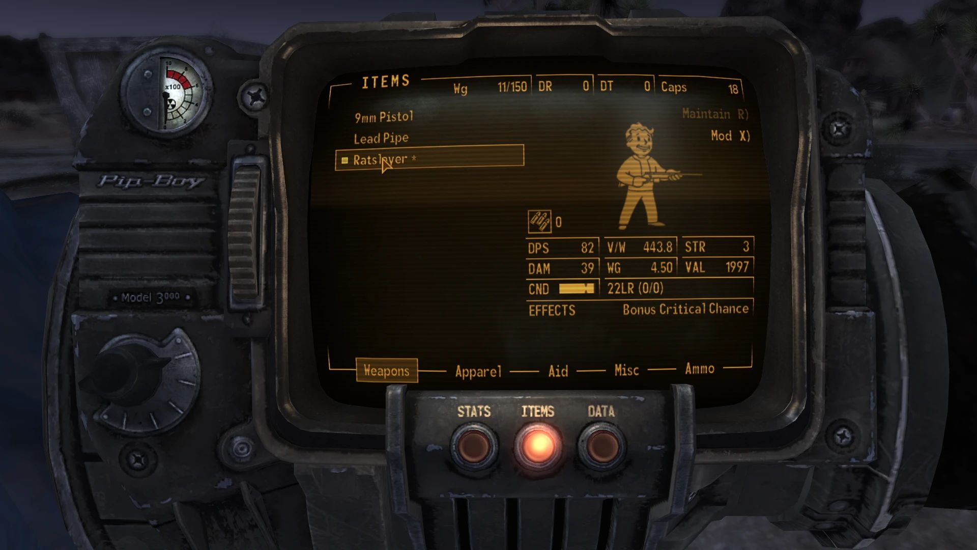 Ratslayer Buffs (ESPless) mod for Fallout: New Vegas