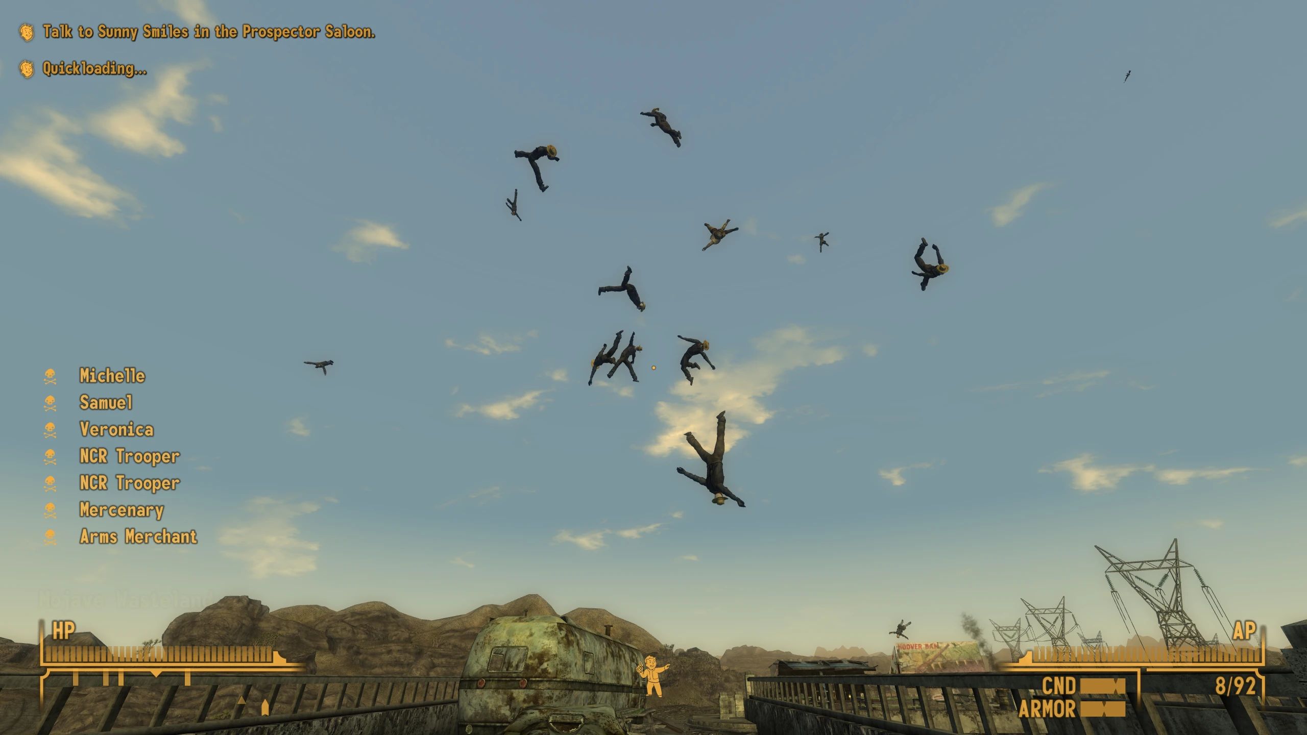 Slow Motion Physics Fix NVSE mod for Fallout: New Vegas