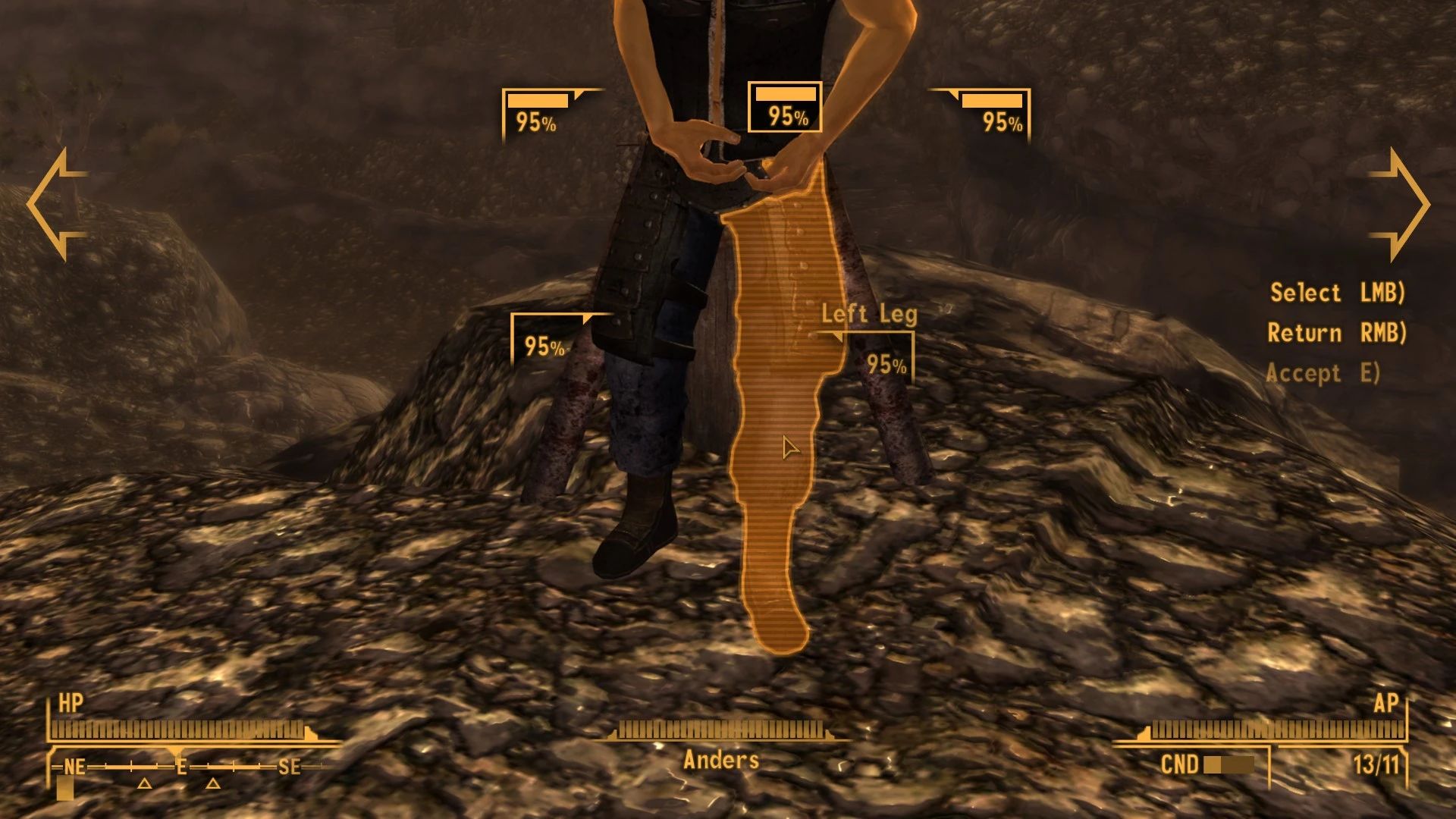 Anders Fixes His Legs mod for Fallout: New Vegas