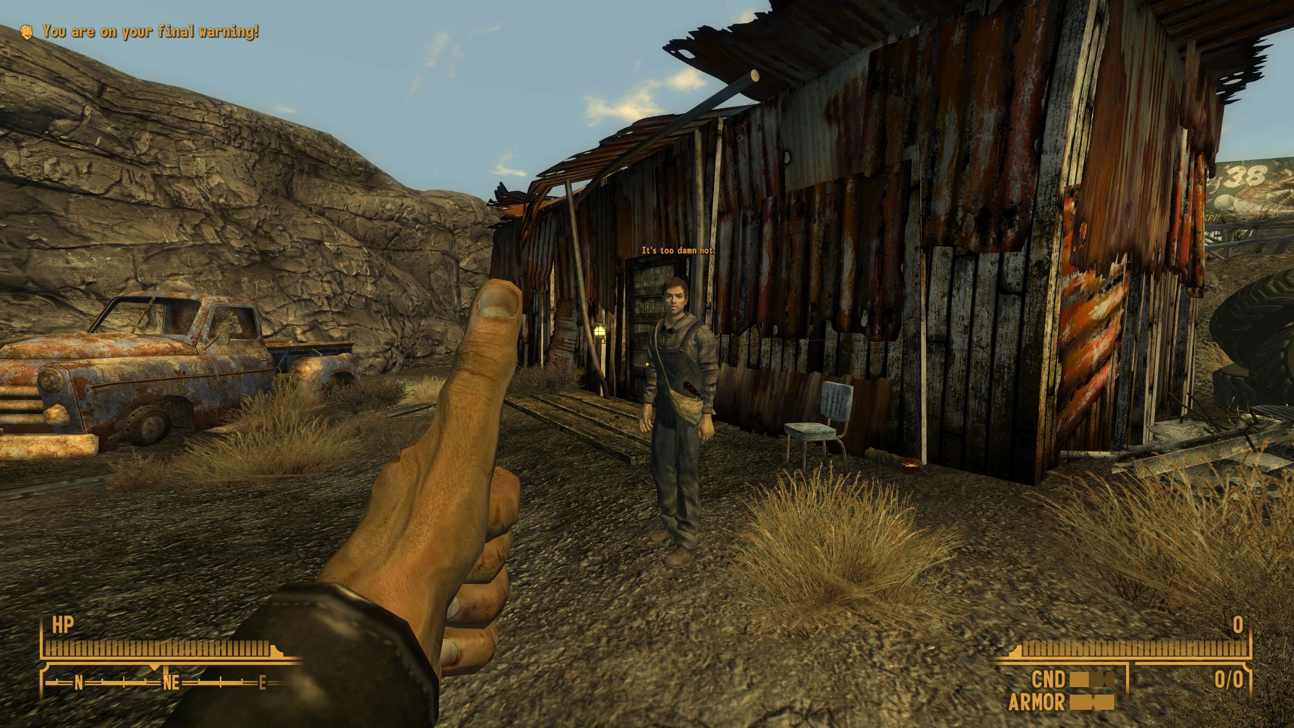 Taunting mod for Fallout: New Vegas