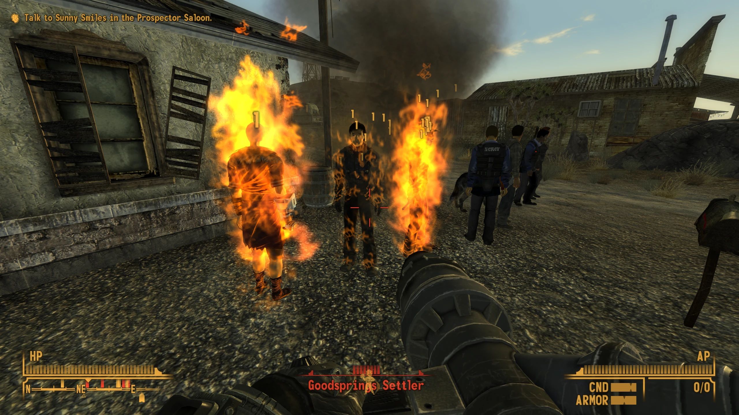 Man on Fire NVSE mod for Fallout: New Vegas