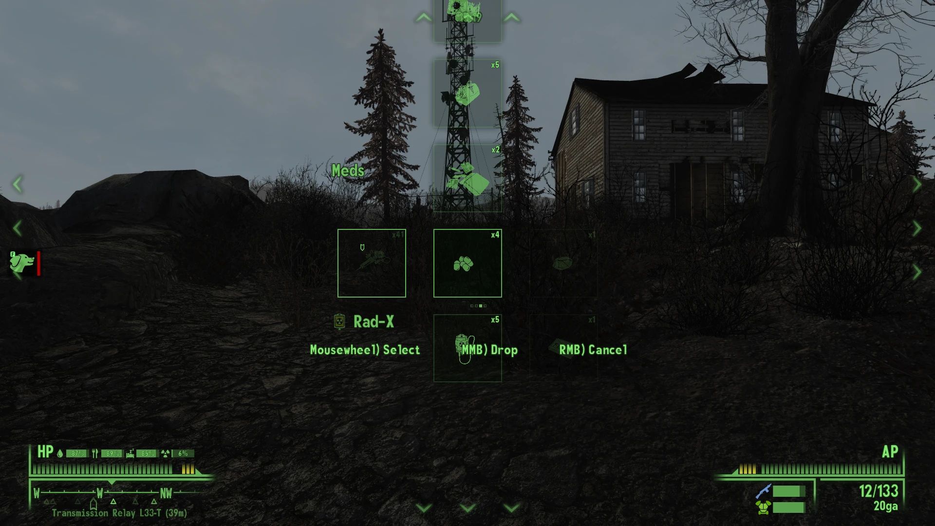 QUIP - Quick Use Inventory Panel mod for Fallout: New Vegas