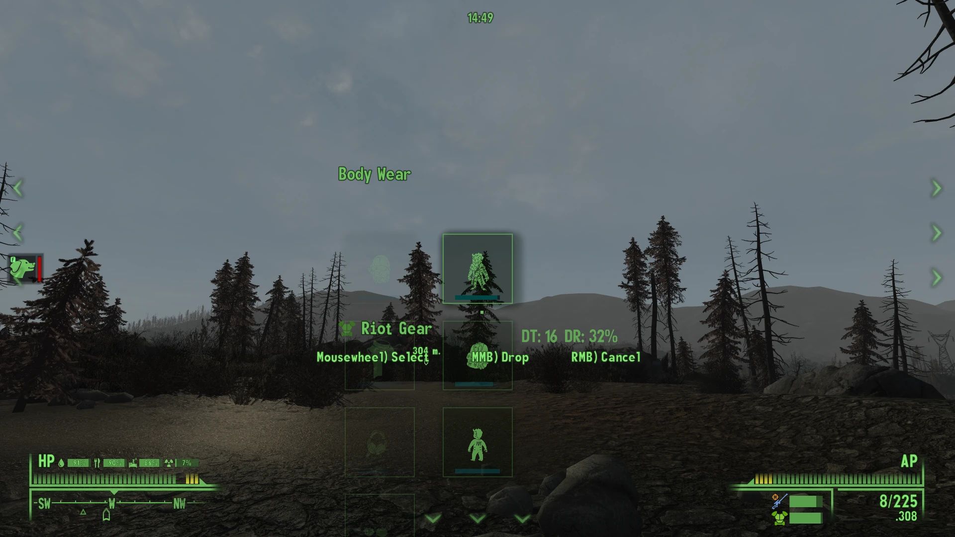 QUIP - Quick Use Inventory Panel mod for Fallout: New Vegas