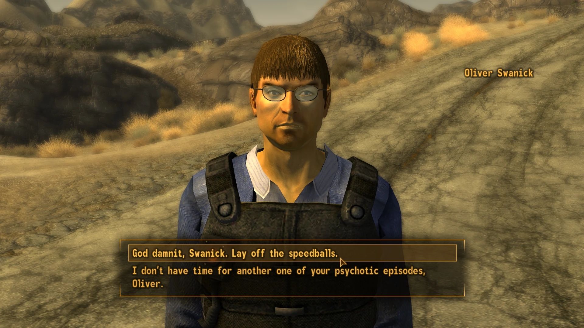 Oliver Swanick Companion mod for Fallout: New Vegas
