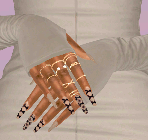 Abstract nails set 27 mod for The Sims 4 
