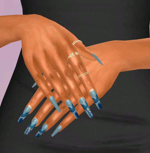 Summer nails set 25 mod for The Sims 4 
