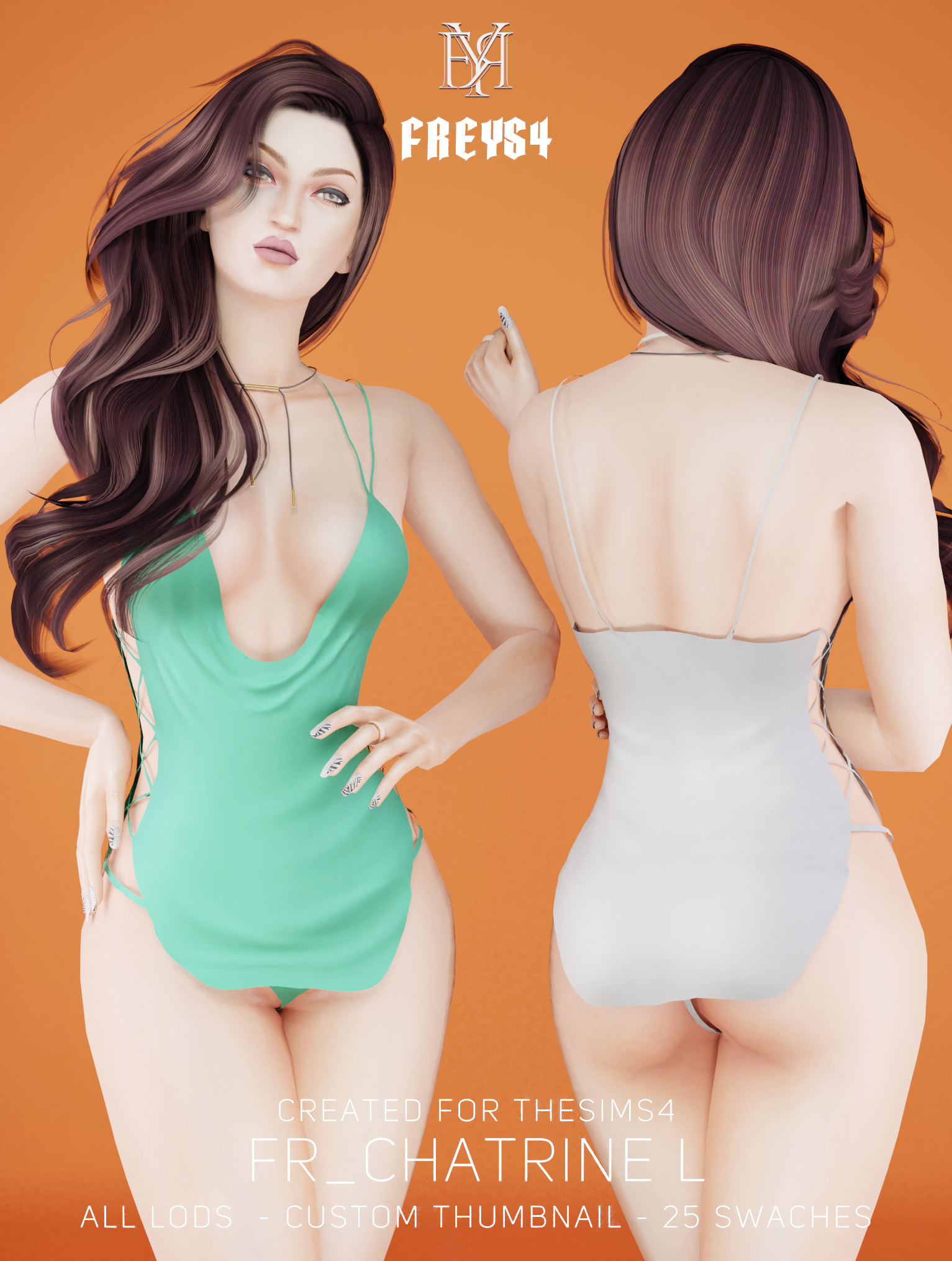 FR_Chatrine L mod for The Sims 4 