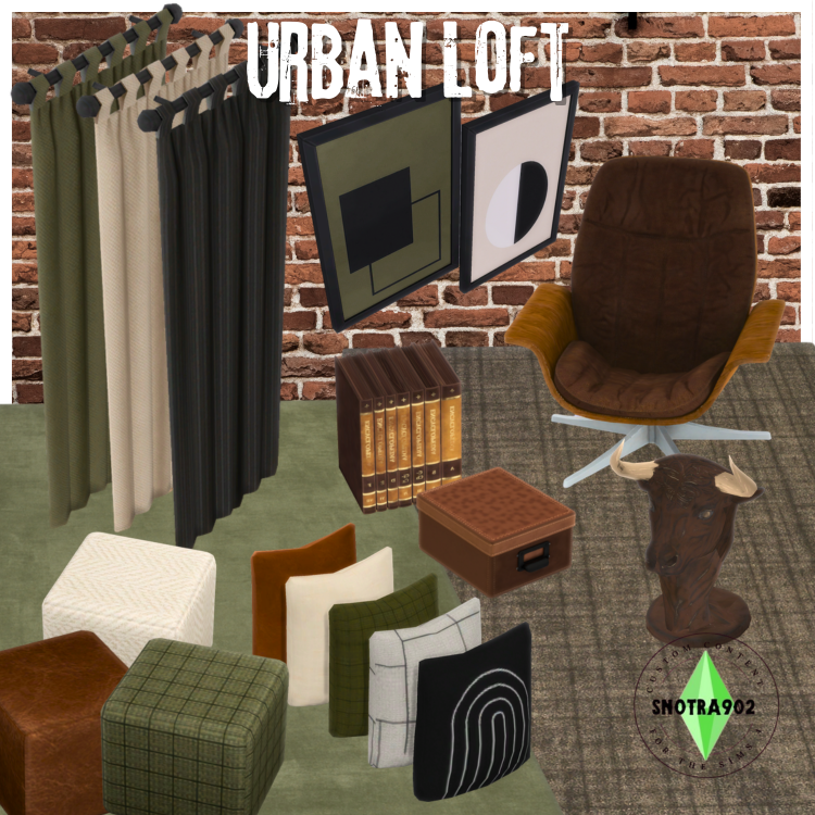 Urban Loft mod for The Sims 4 