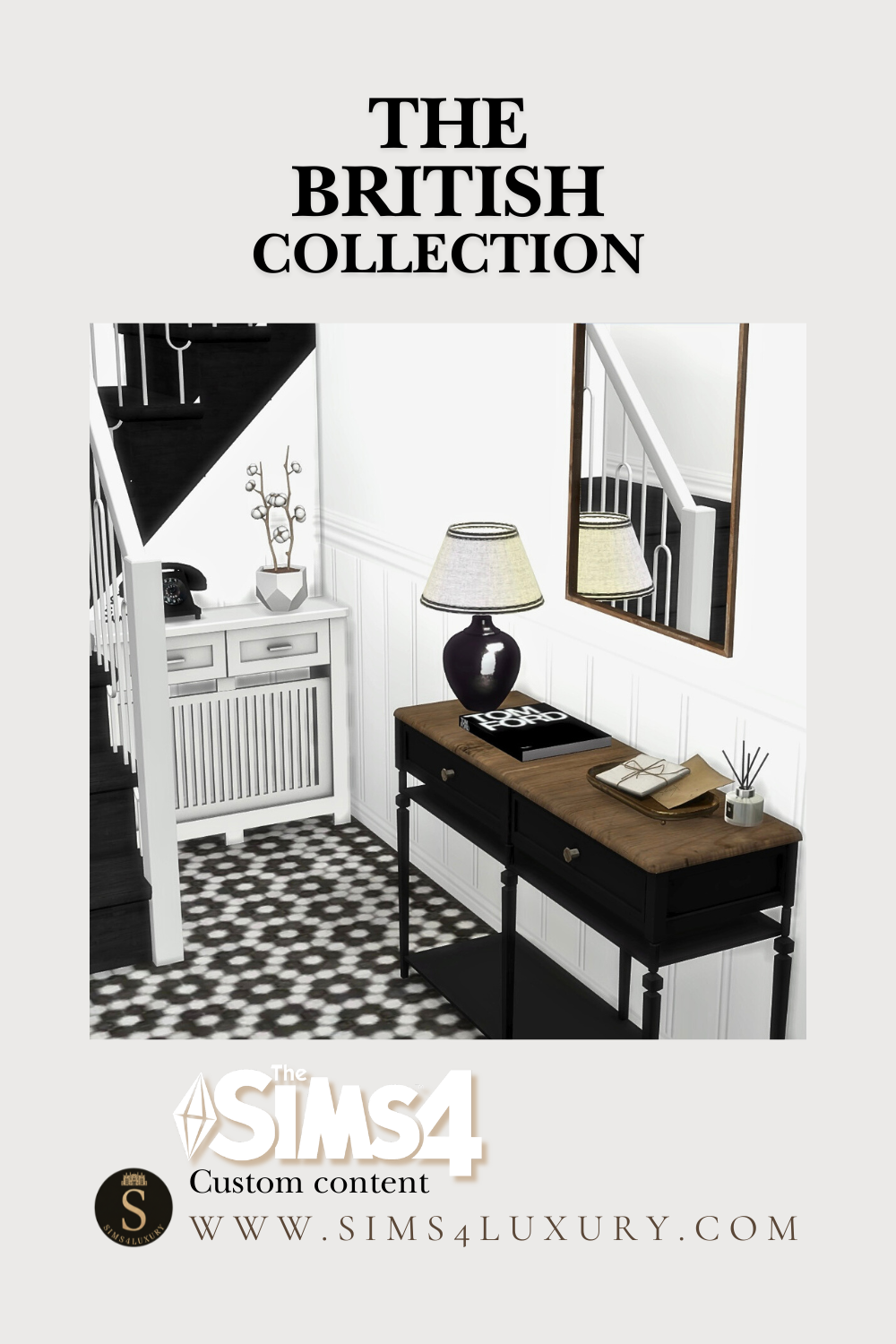 Sims4Luxury - The British Collection mod for The Sims 4 