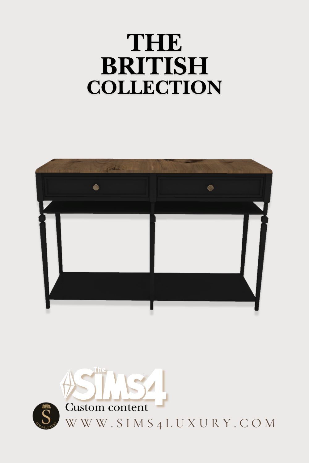 Sims4Luxury - The British Collection mod for The Sims 4 