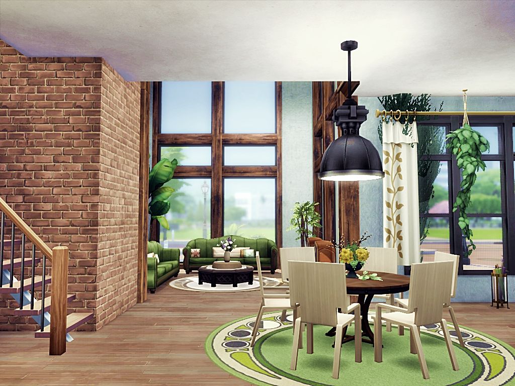 Industrial loft Sky II mod for The Sims 4 