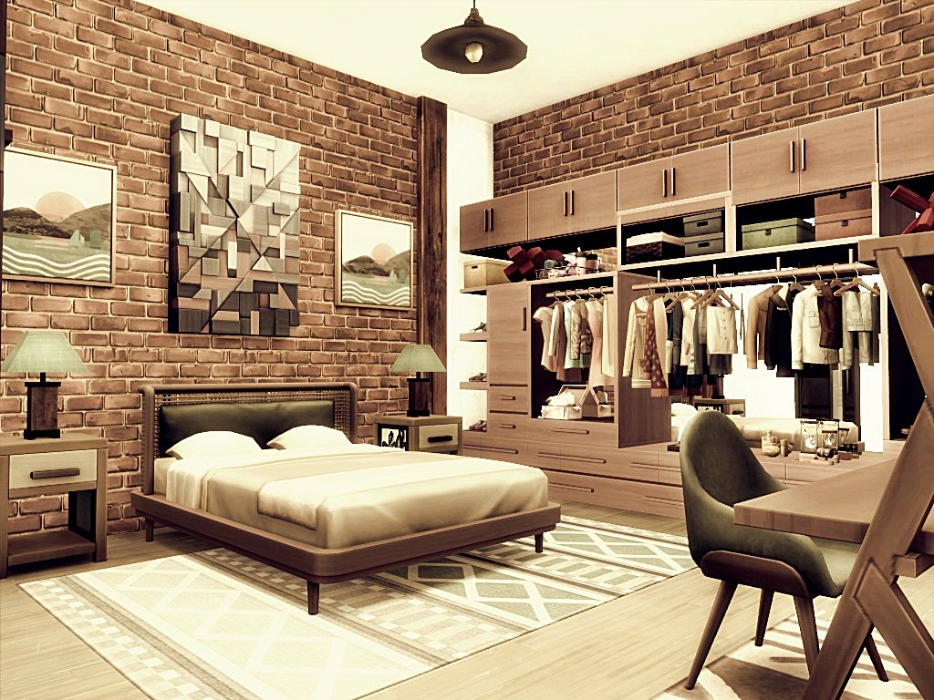 Industrial loft Sky II mod for The Sims 4 