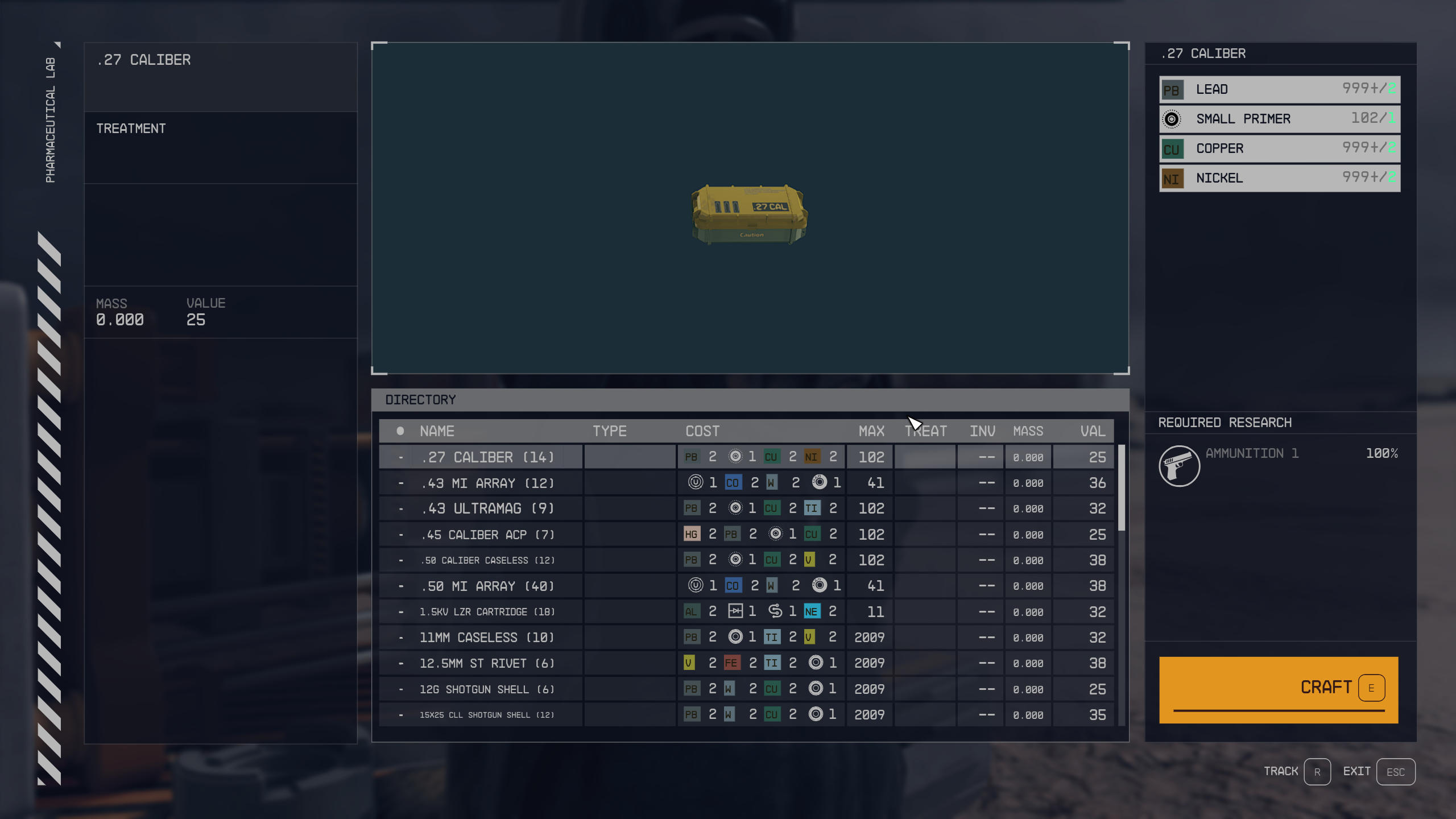 Automated Ammo Grenades and Mine Crafting mod for Starfield