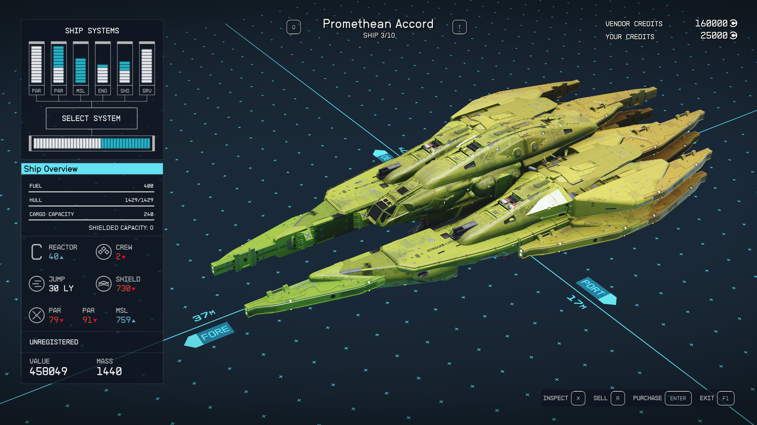 Starfield Shipwright's Promethean Accord mod for Starfield