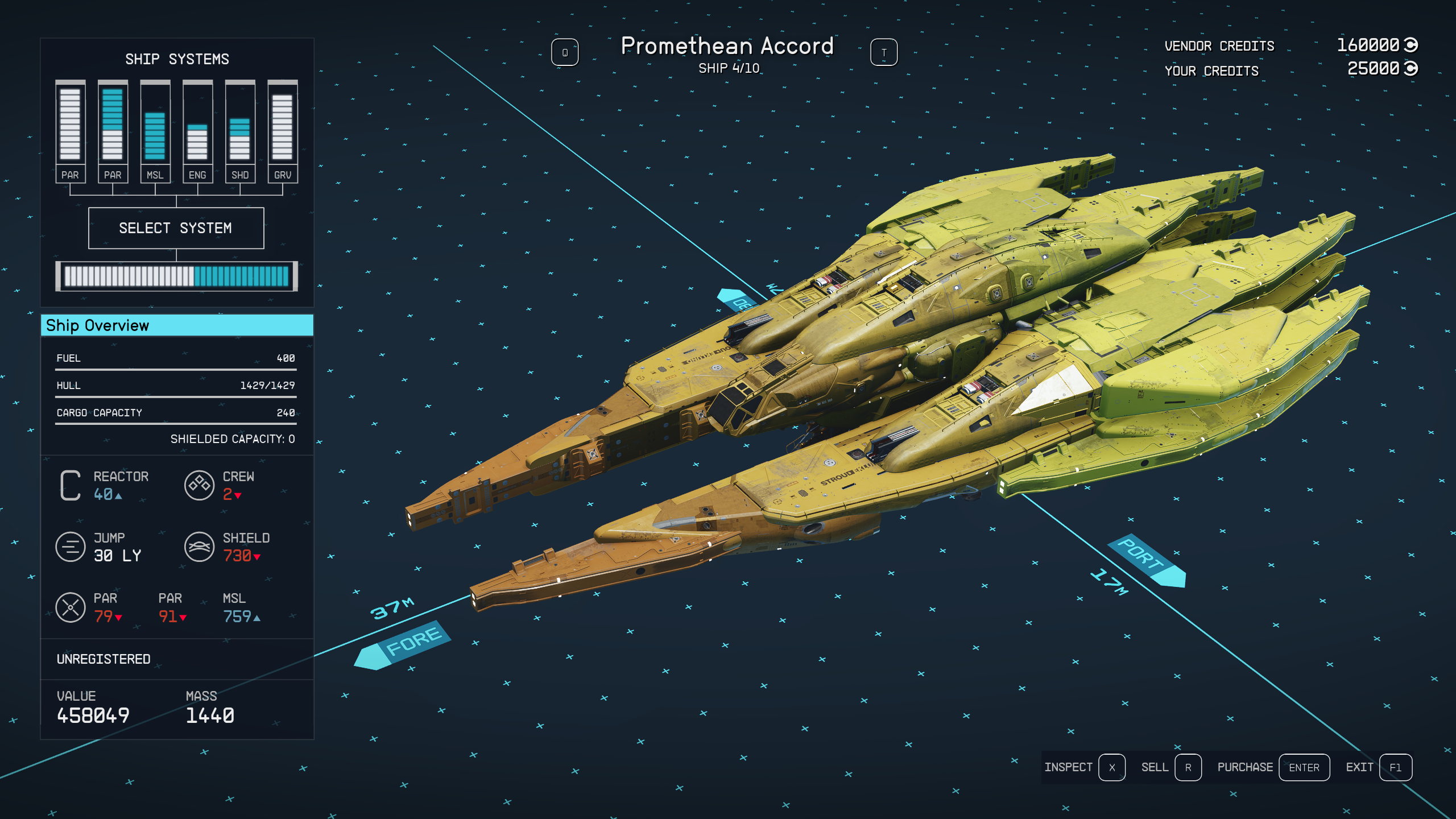 Starfield Shipwright's Promethean Accord mod for Starfield
