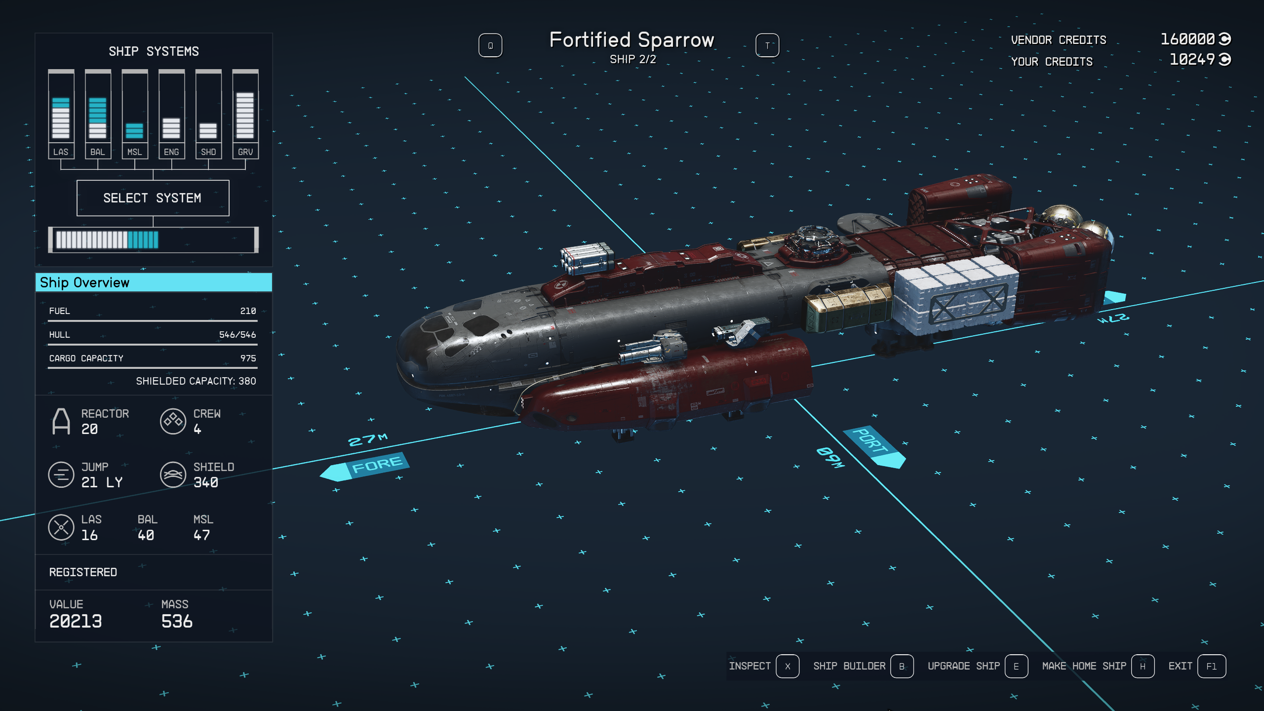 Crimson Fleet Ranks mod for Starfield