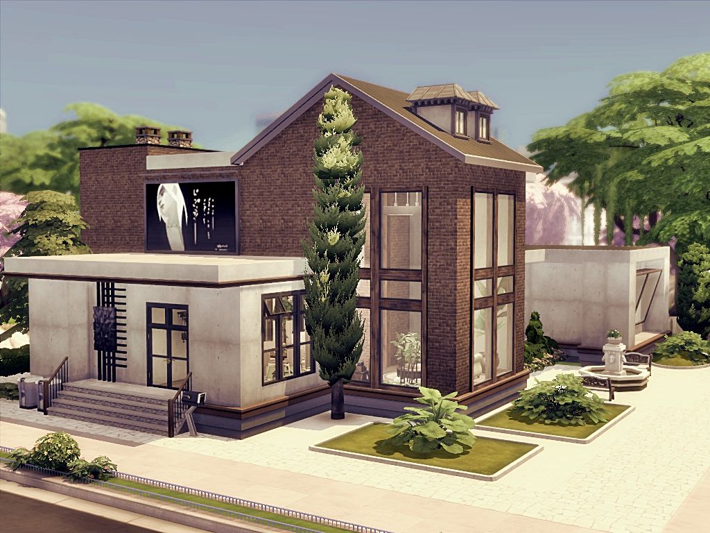 Industrial loft Sky II mod for The Sims 4 