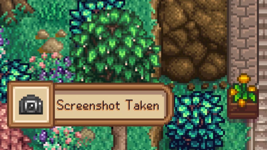 Better Screenshot Mode (Shortcuts - Overlays - Simple Screenshots - Photo Mode - Fixes) mod for Stardew Valley
