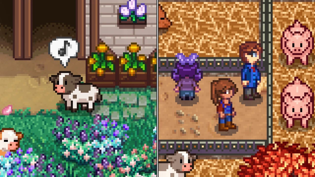 Locational Farm Animal Sounds (Positional Audio - Ambience - Immersive - Cows Pigs Goats Chickens) mod for Stardew Valley
